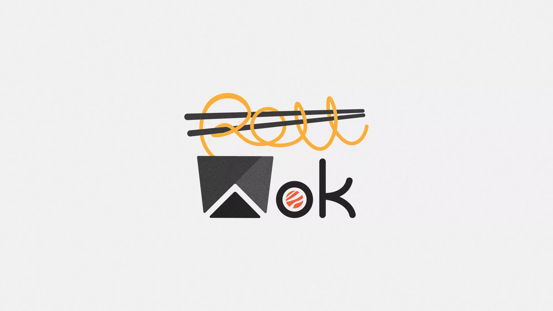 Разработка логотипа в Мантурово для суши-бара «Roll Wok Club» Разработка логотипа в Мантурово для суши-бара «Roll Wok Club»